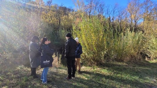 Field visit to the Wienfluss in Vienna 