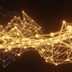 Punkte, die ein Netzwerk darstellen