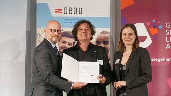 App diggr+ von GTN GmbH Foto der Verleihung an App Entwickler von diggr+
